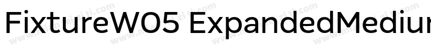 FixtureW05 ExpandedMedium Regular字体转换